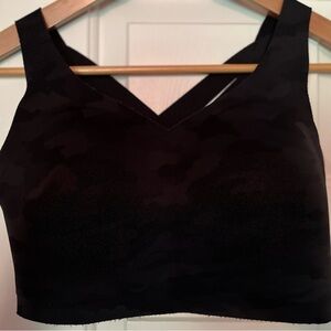 Lululemon Enlite Black Camo Bra 32E